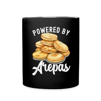 Venezuelan Arepas - Full Colour Mug - black - Front