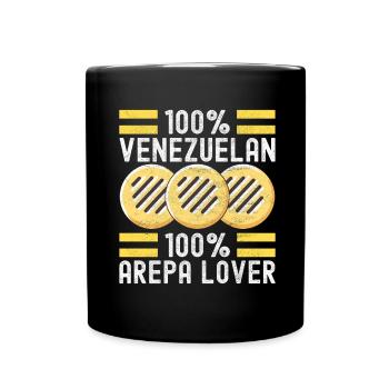 Arepas vénézuélienne - Mug uni - noir - Devant