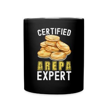 Venezuelan Arepas - Full Colour Mug - black - Front