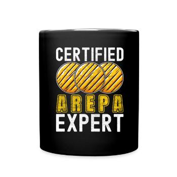 Venezuelan Arepas - Full Colour Mug - black - Front