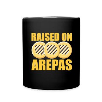 Venezuelan Arepas - Full Colour Mug - black - Front