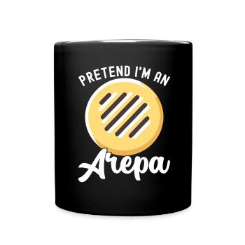 Venezuelan Arepas - Full Colour Mug - black - Front