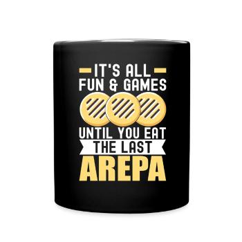 Venezuelan Arepas - Full Colour Mug - black - Front