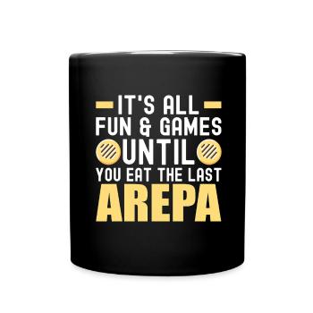 Arepas vénézuélienne - Mug uni - noir - Devant