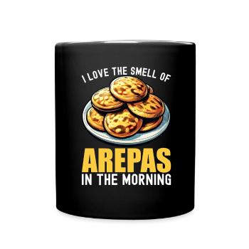 Arepas vénézuélienne - Mug uni - noir - Devant