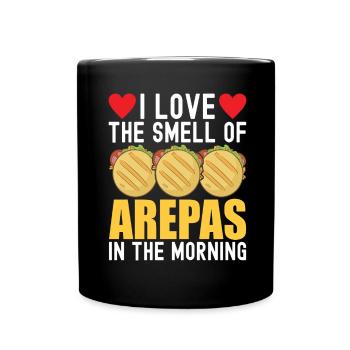 Venezuelan Arepas - Full Colour Mug - black - Front