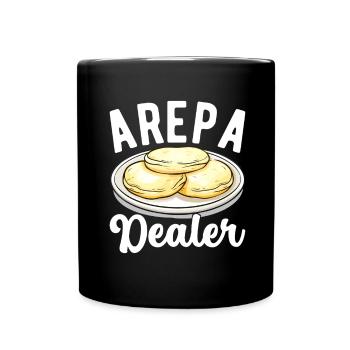Venezuelan Arepas - Full Colour Mug - black - Front