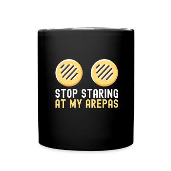 Venezuelan Arepas - Full Colour Mug - black - Front