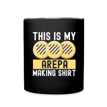Venezuelan Arepas - Full Colour Mug - black - Front