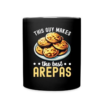 Venezuelan Arepas - Full Colour Mug - black - Front