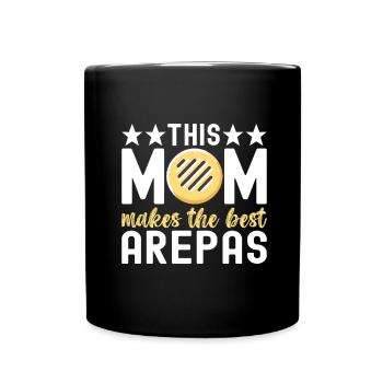 Venezuelan Arepas - Full Colour Mug - black - Front