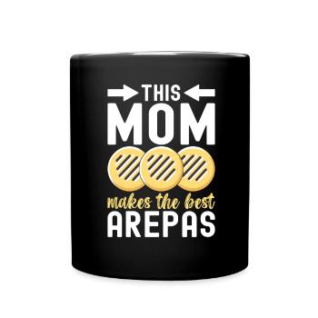 Venezuelan Arepas - Full Colour Mug - black - Front