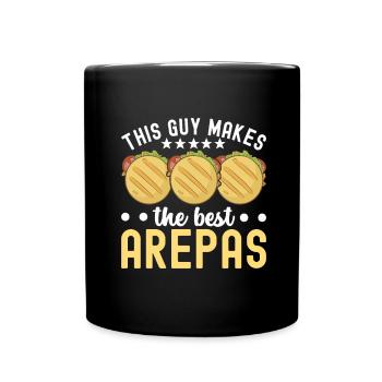 Arepas vénézuélienne - Mug uni - noir - Devant