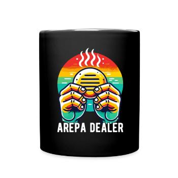 Venezuelan Arepas - Full Colour Mug - black - Front