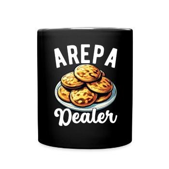Venezuelan Arepas - Full Colour Mug - black - Front
