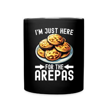 Venezuelan Arepas - Full Colour Mug - black - Front