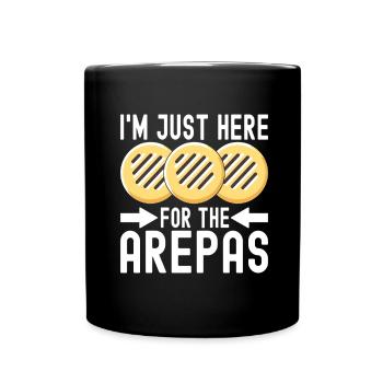 Arepas vénézuélienne - Mug uni - noir - Devant