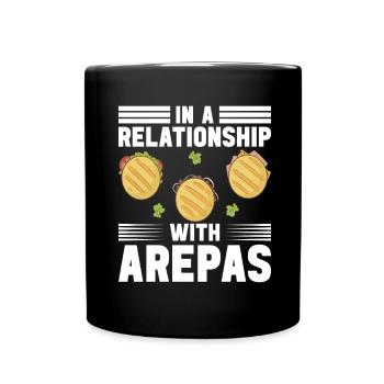 Venezuelan Arepas - Full Colour Mug - black - Front