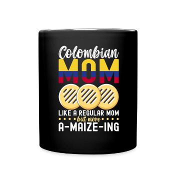 Arepas vénézuélienne - Mug uni - noir - Devant
