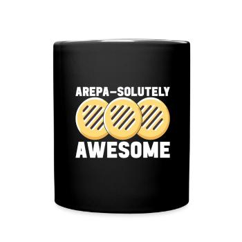 Venezuelan Arepas - Full Colour Mug - black - Front