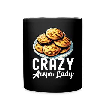 Venezuelan Arepas - Full Colour Mug - black - Front