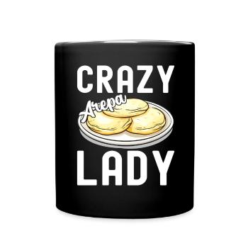 Venezuelan Arepas - Full Colour Mug - black - Front