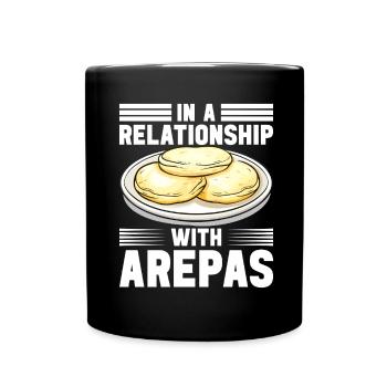 Venezuelan Arepas - Full Colour Mug - black - Front