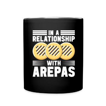 Venezuelan Arepas - Full Colour Mug - black - Front