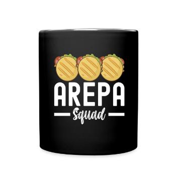 Venezuelan Arepas - Full Colour Mug - black - Front