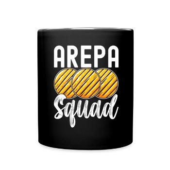 Arepas vénézuélienne - Mug uni - noir - Devant