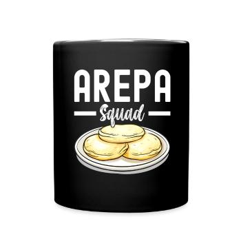 Venezuelan Arepas - Full Colour Mug - black - Front