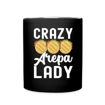 Venezuelan Arepas - Full Colour Mug - black - Front