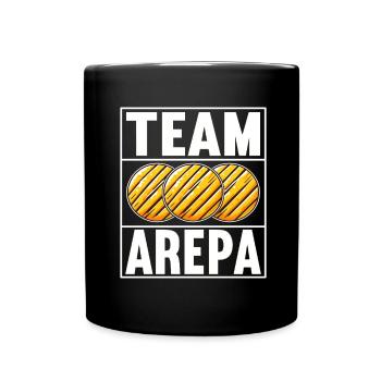 Venezuelan Arepas - Full Colour Mug - black - Front