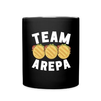Venezuelan Arepas - Full Colour Mug - black - Front