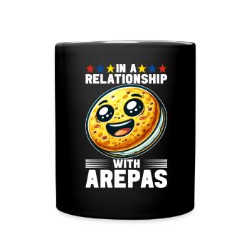 Venezuelan Arepas - Full Colour Mug - black - Front