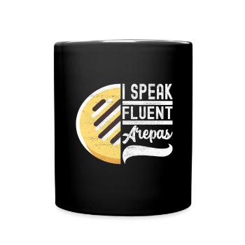 Venezuelan Arepas - Full Colour Mug - black - Front