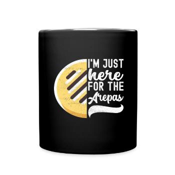 Venezuelan Arepas - Full Colour Mug - black - Front