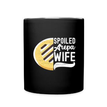 Venezuelan Arepas - Full Colour Mug - black - Front