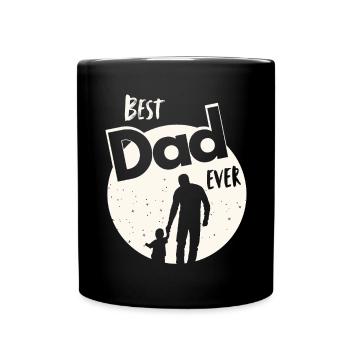 Le meilleur papa de tous les temps - Mug uni - noir - Devant