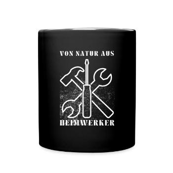 Do-it-yourselfers by nature – tool design - Full Colour Mug - black - Front