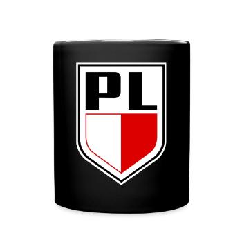 Drapeau polonais, couleurs nationales polonaises - Mug uni - noir - Devant