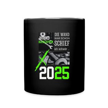 Gestionnaire de construction pour loisirs 2025 – Je le construis d’une manière ou d’une autre en ce moment - Mug uni - noir - Devant