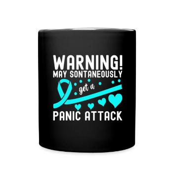 Trouble anxieux Trouble anxieux - Mug uni - noir - Devant