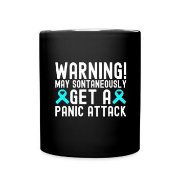 Trouble anxieux Trouble anxieux - Mug uni - noir - Devant