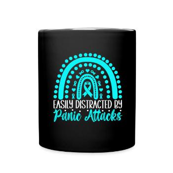 Trouble anxieux Trouble anxieux - Mug uni - noir - Devant