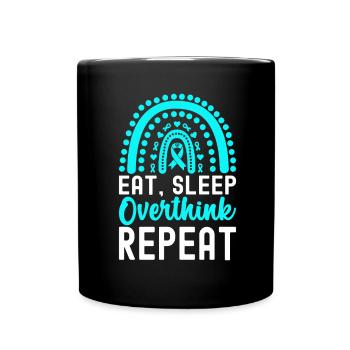 Trouble anxieux Trouble anxieux - Mug uni - noir - Devant