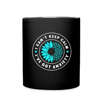 Trouble anxieux Trouble anxieux - Mug uni - noir - Devant