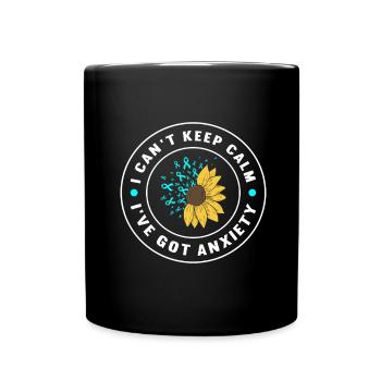 Trouble anxieux Trouble anxieux - Mug uni - noir - Devant