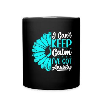 Trouble anxieux Trouble anxieux - Mug uni - noir - Devant