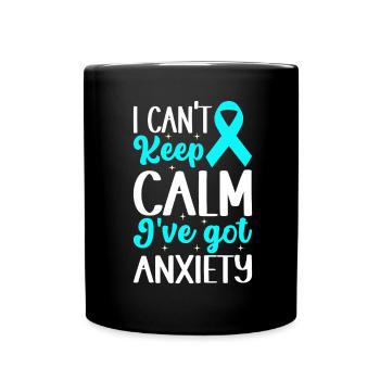 Trouble anxieux Trouble anxieux - Mug uni - noir - Devant